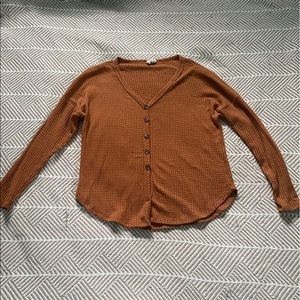Waffle Knit Sweater
